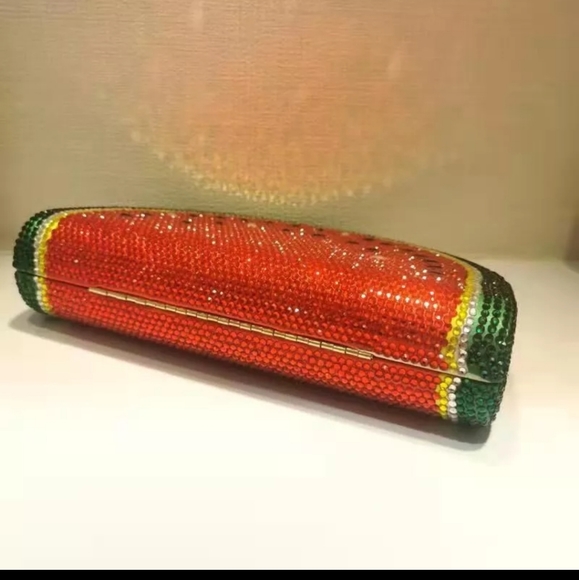 🌍NWT  Crystals  crossbody Clutch  bag black&gold "seeds" - Picture 5 of 9